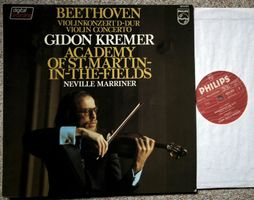 Beethoven Violinkonzert D-dur Gidon Kremer - LP ♪ GEWASCHEN