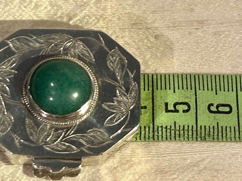 Bijou Ancien Pilulier (109-20/A5-31) - Pièce Vintage Occasion, Sans Marque, Pour Collection Ou Port