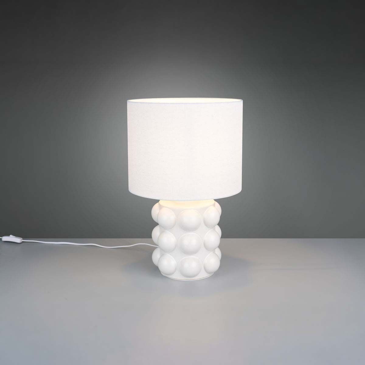 Lampade: Tischleuchte, Weiss, Keramik, 47 cm Höhe – Nuovo (secondo la descrizione) da Kreuzlingen venduto da Smart-Light