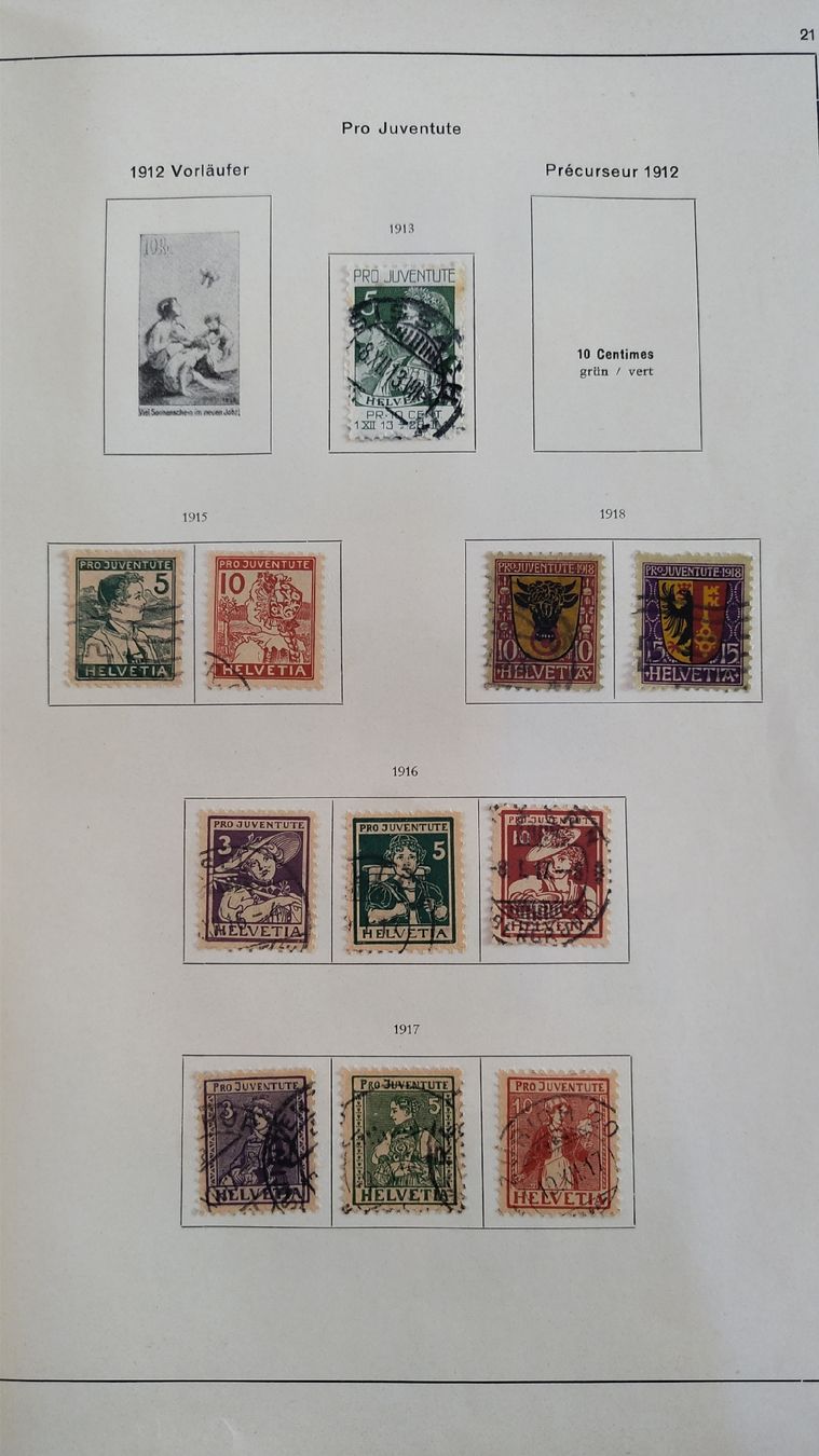 Tutti i francobolli: Grosses Briefmarken Album ab Rayons!!! – Usato da Bolligen venduto da PhilHan 3