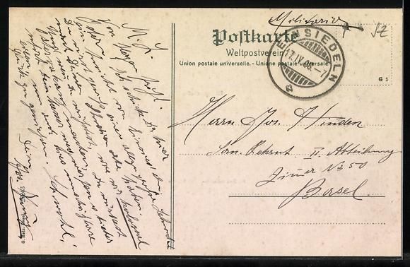 Cartoline postali: Einsiedeln, Kirche, Schulhaus, Kloster,  – Usato da Berlin venduto da bartko-reher 1