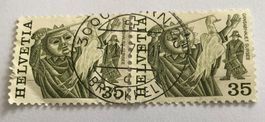 CH  Briefmarken  Paar gestempel   