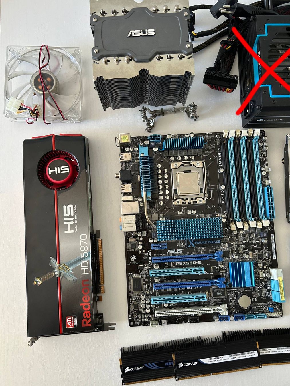 Asus PC: PC Komplett-Set ASUS X58 + Xeon + RAM + GPU – Usato da Zürich venduto da mozii 4