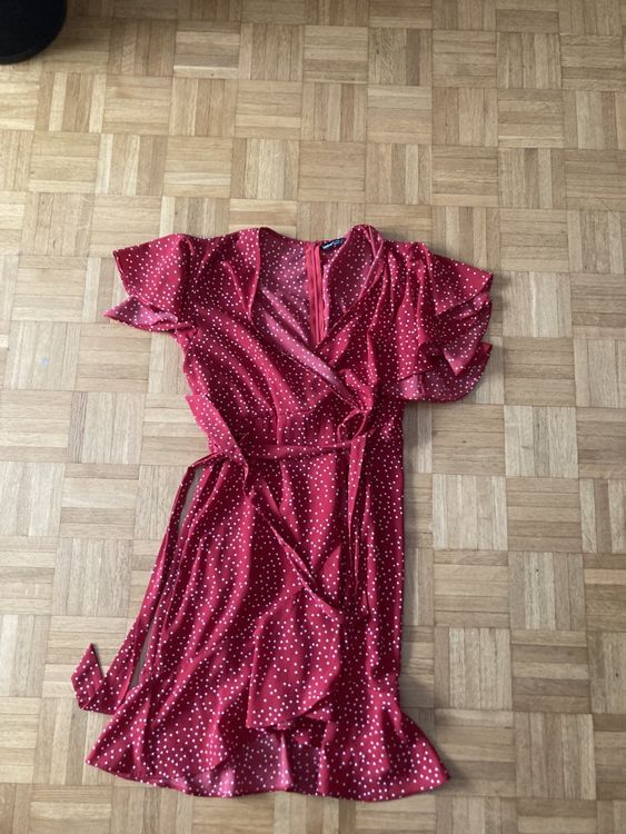 Robe Rouge Lipsy Taille 10 - Style Mini - Occasion Très Bon état