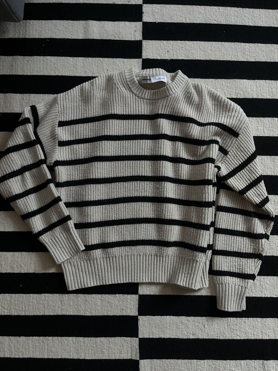Bershka Maglioni & Felpe: Gestreifter Strickpullover – Nuovo (secondo la descrizione) da Baden venduto da JelenaLuisa