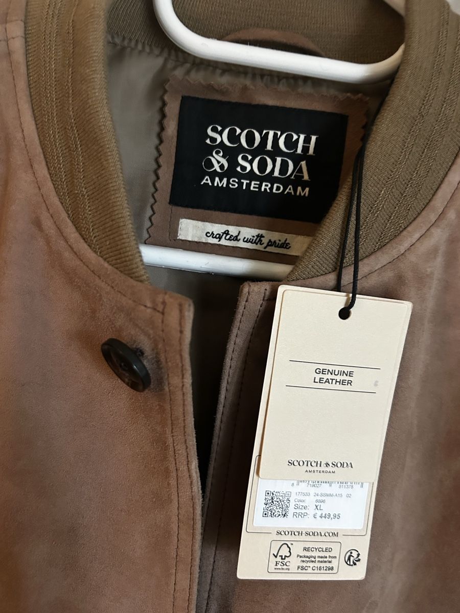 Jacken: Scotch & Soda Lederjacke XL – Neu und originalverpackt aus Bülach von silk1881 4
