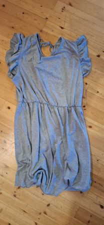 Süsses Sommerkleid, Gr. XL, grau, neuwertig & bequem!