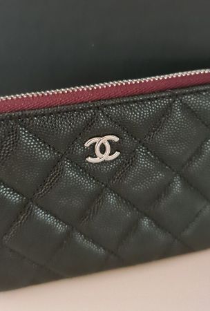 Chanel mini o case Caviar