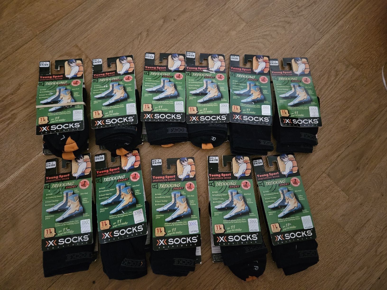 Calze per bambini: NEU kinder Trekking socken – Nuovo e nell'imballaggio originale da Basel venduto da fragolina08
