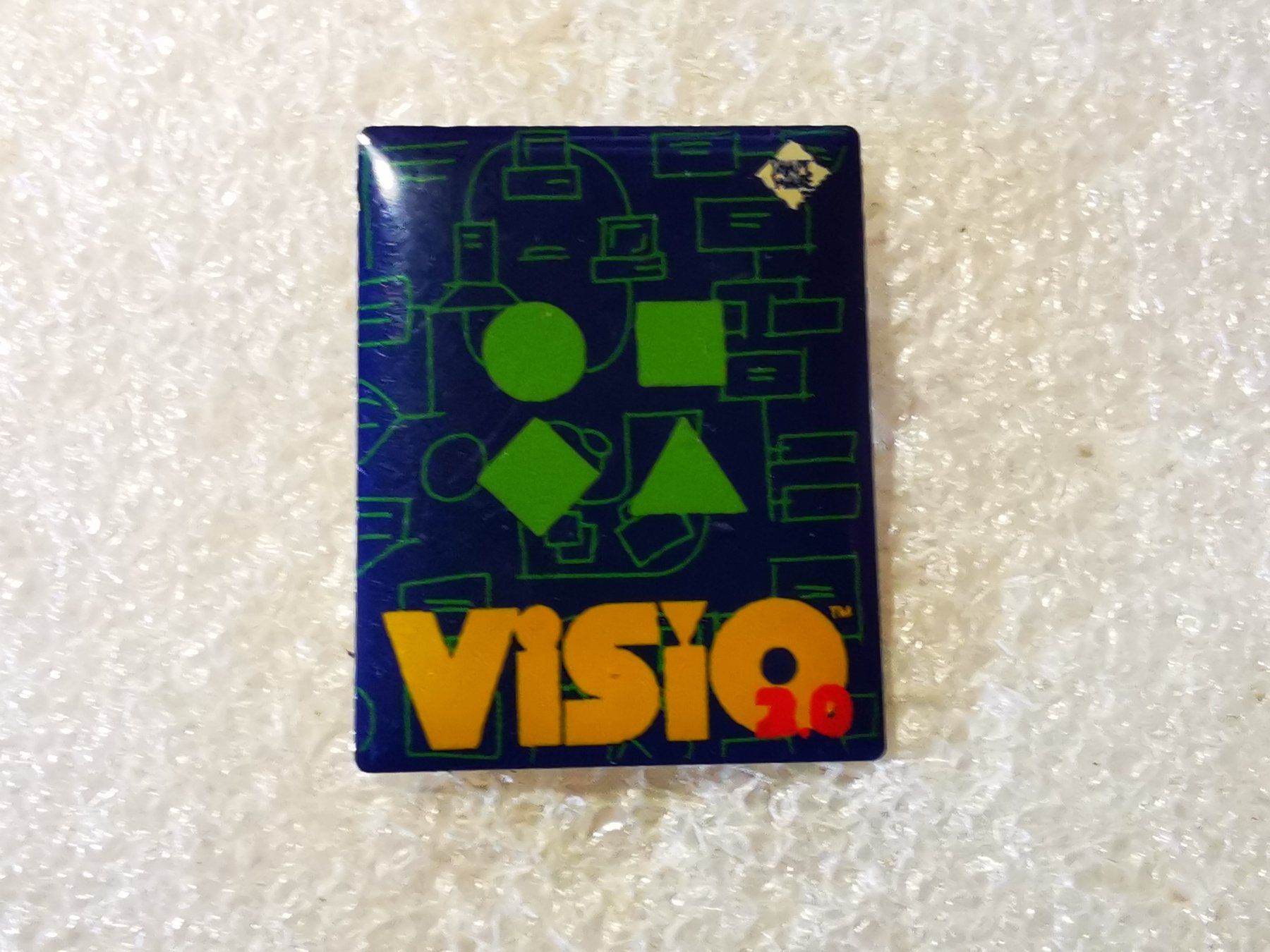 Placchette & Badge: Ansteckpin 75: visio – Usato da Oppligen venduto da Pin-Fall-Shop