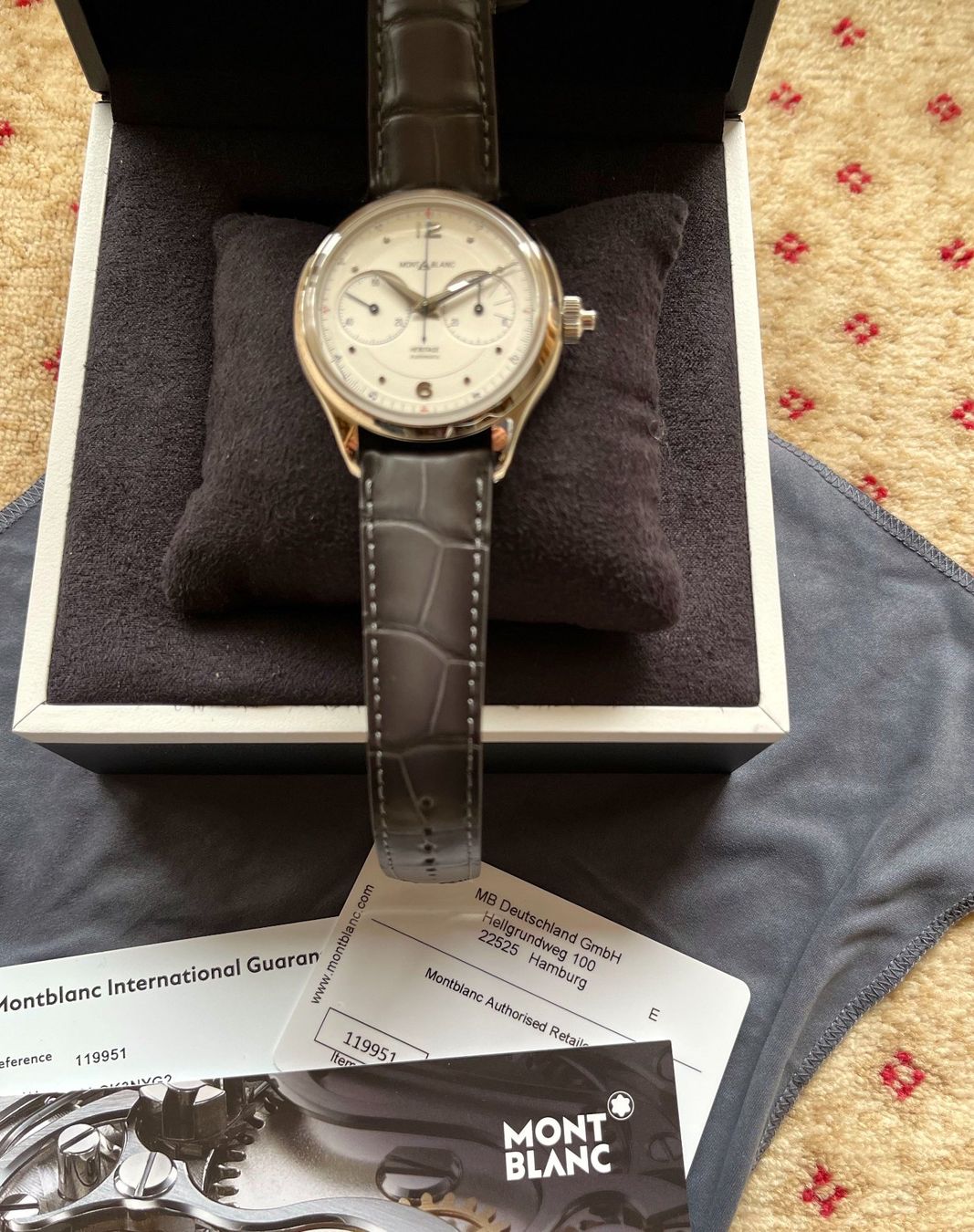 Montblanc Orologi: Mont-Blanc Heritage Chrono Monopoussoir – Nuovo (secondo la descrizione) da Gland venduto da L-Albatros 1