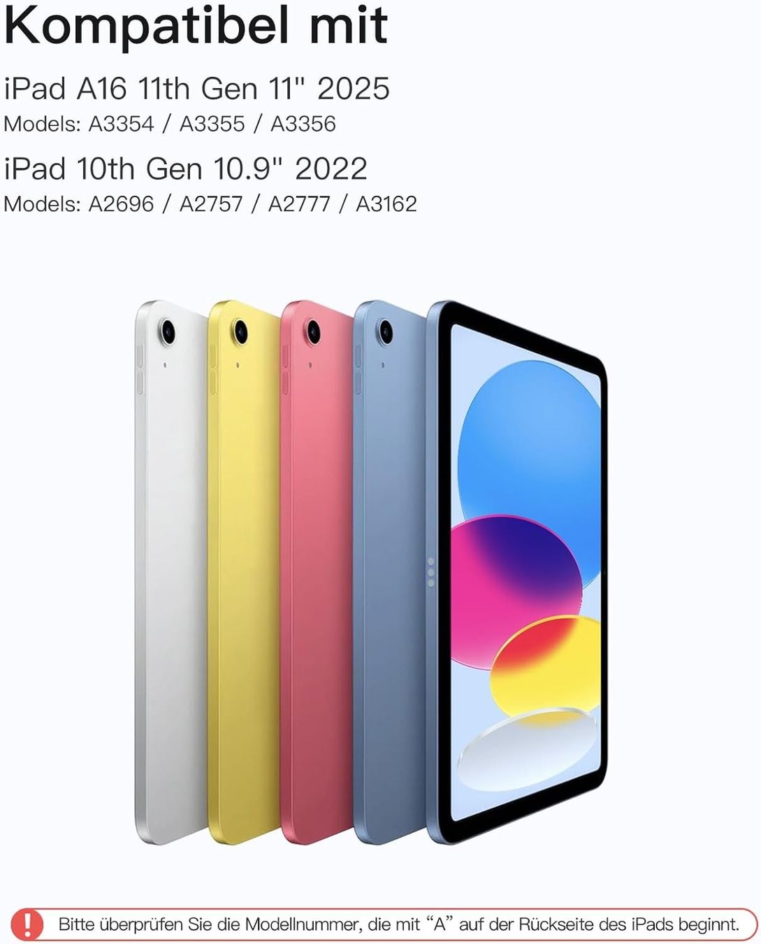 Tastaturen: iPad Tastatur Hülle QWERTZ Touchpad – Neu und originalverpackt aus Suhr von TradeMasters 1