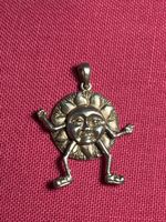 Tanzende Sonne aus silber