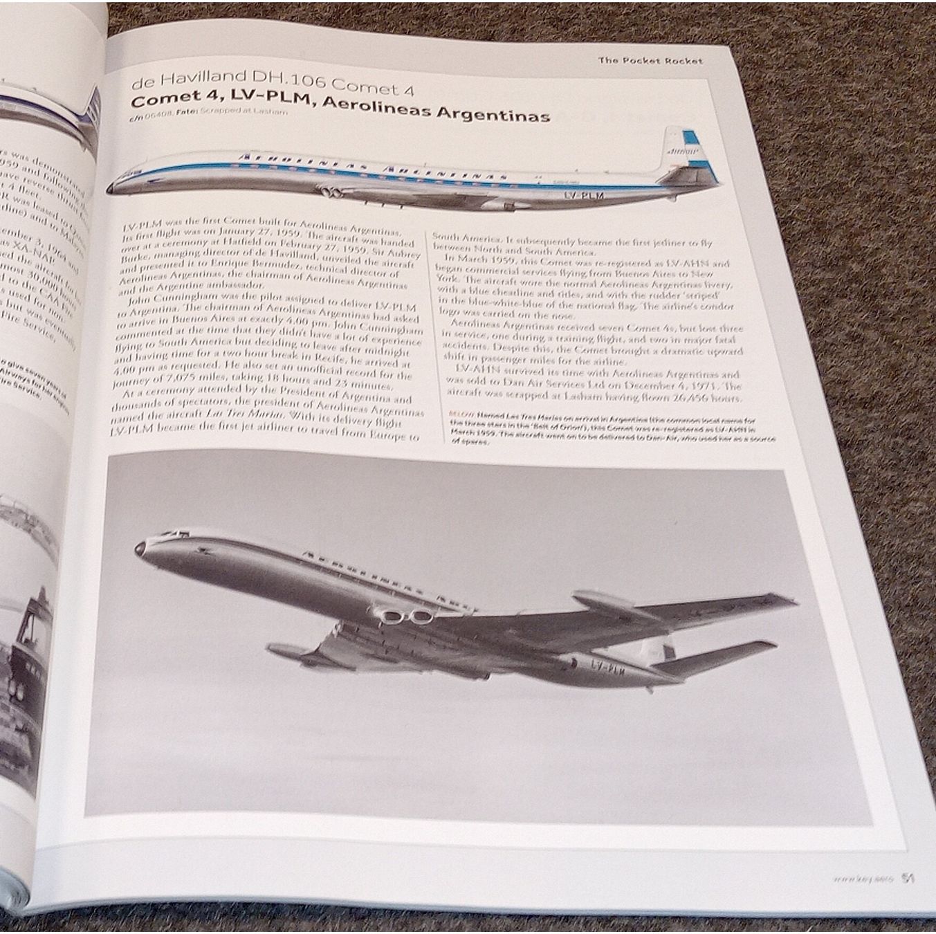 Riviste & Magazine: DE HAVILLAND COMET - The World's First Jetliner – Usato da Hätzingen venduto da memory-lane 4