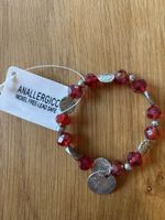 Red Crystal Bracelet, Nickel Free