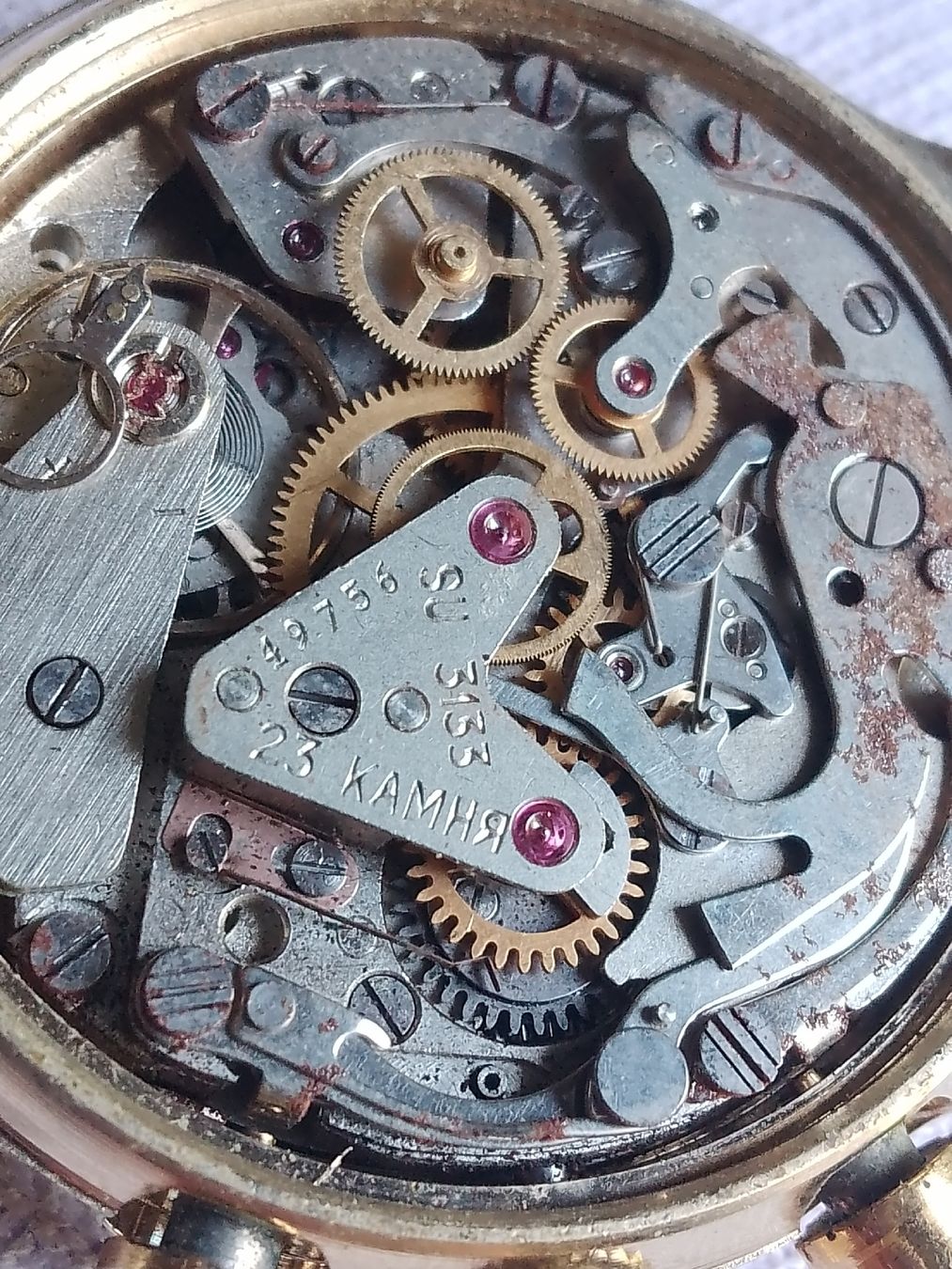Poljot Orologi: Poljot Chronograph 38mm fur uhrmacker  – Difettoso da Agno venduto da sam2608 6