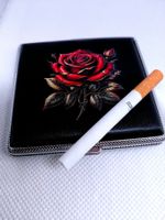 Zigarettenetui sehr elegant / platz fuer 20 Stk mit LEDER