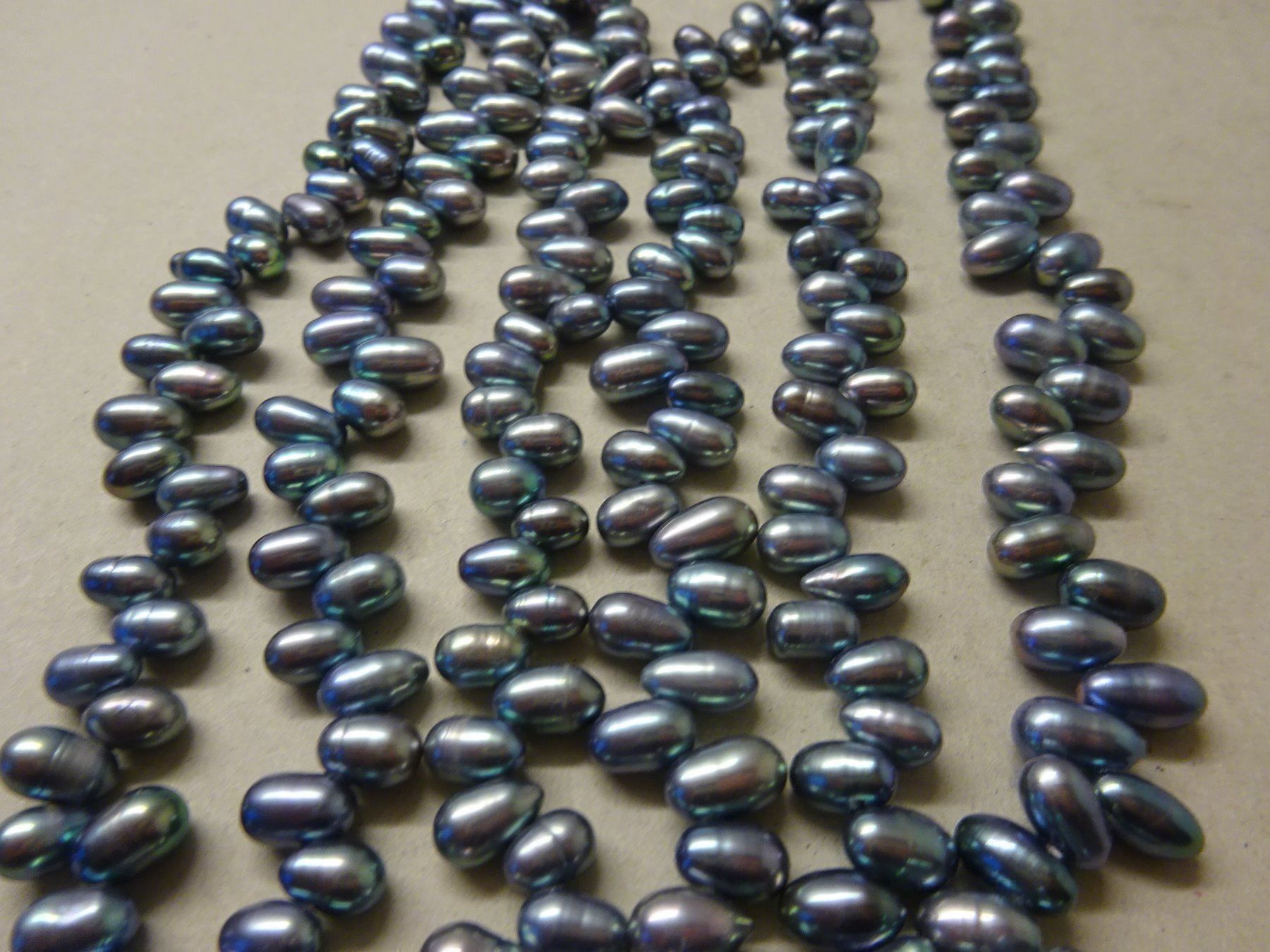 Catenine: Perlen Collier - 925er Silber – Usato da Esslingen venduto da eintagammeer 4