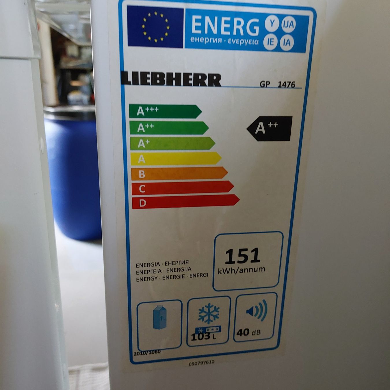 Liebherr Congélateurs: Gefrierschrank Liebherr – D'occasion à Brügg BE par Energgy 1
