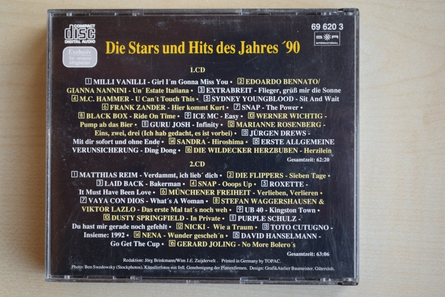 CDs: Die Stars+Hits des Jahres '90/2CDs (393) – Gebraucht aus Reutigen von DONDON55 1