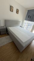 SwissSense Boxspringbett 160×200 inkl. 2 Nachttische & Lampe