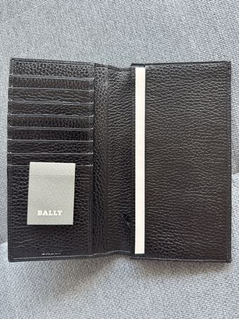 Vintage BALLY Portmonee/ NEU / 17,5x9,5cm / schwarz 