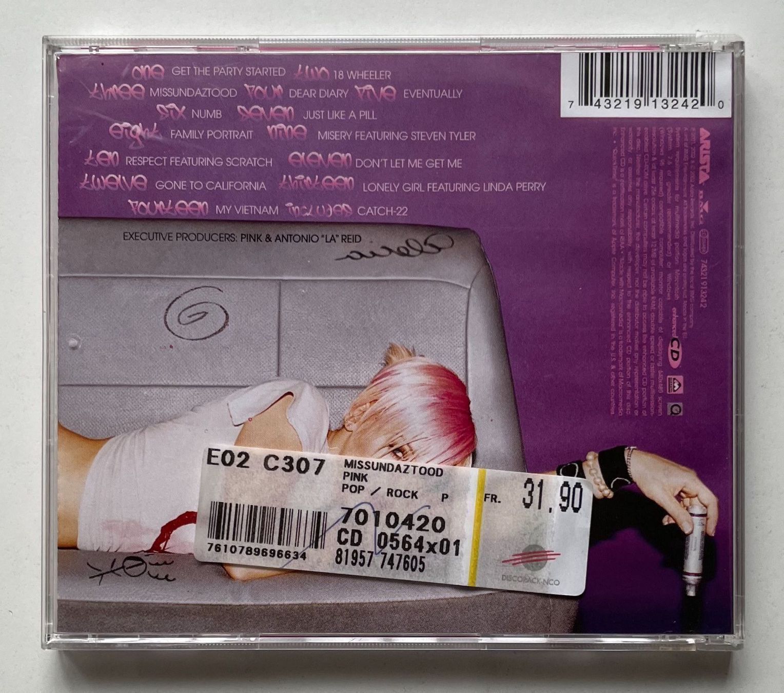 CD: P!nk / M!ssundaztood – Usato da Näfels venduto da rottabi 1