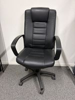 Bürostuhl / Chefsessel schwarz – hohe Rückenlehne