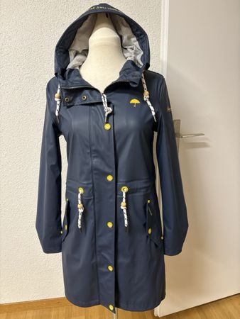 Lange Regenjacke  Schmuddelwedda dunkelblau M