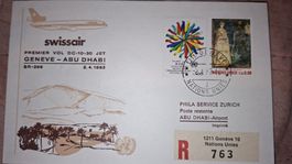 Swissair Geneve - Abu Dhabi 02.04.1982