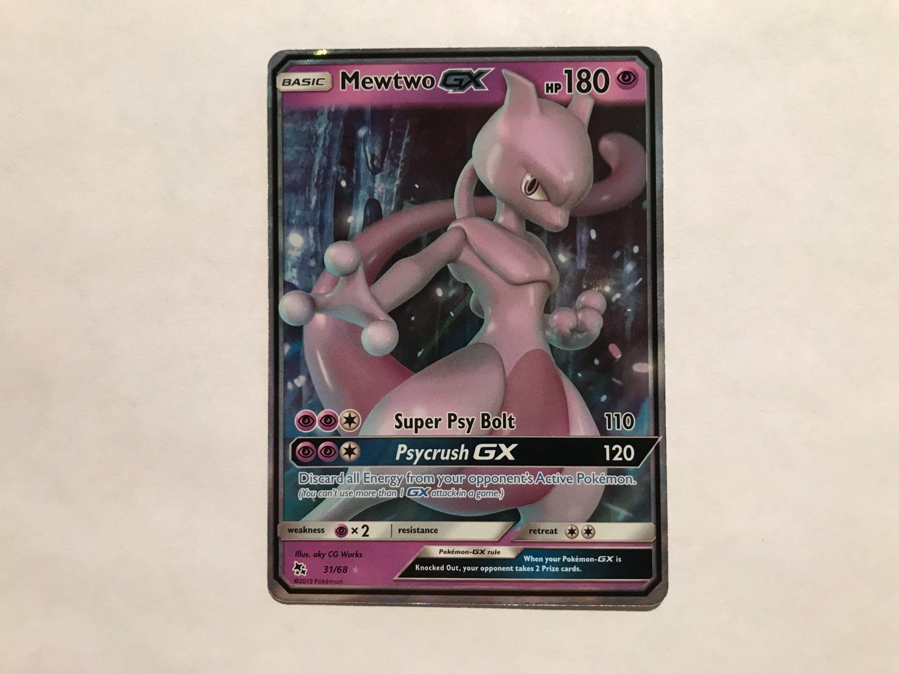 Pokémon Carte collezionabili: Mewtwo GX EN – Usato da Hagendorn venduto da Pokecollectorch 1