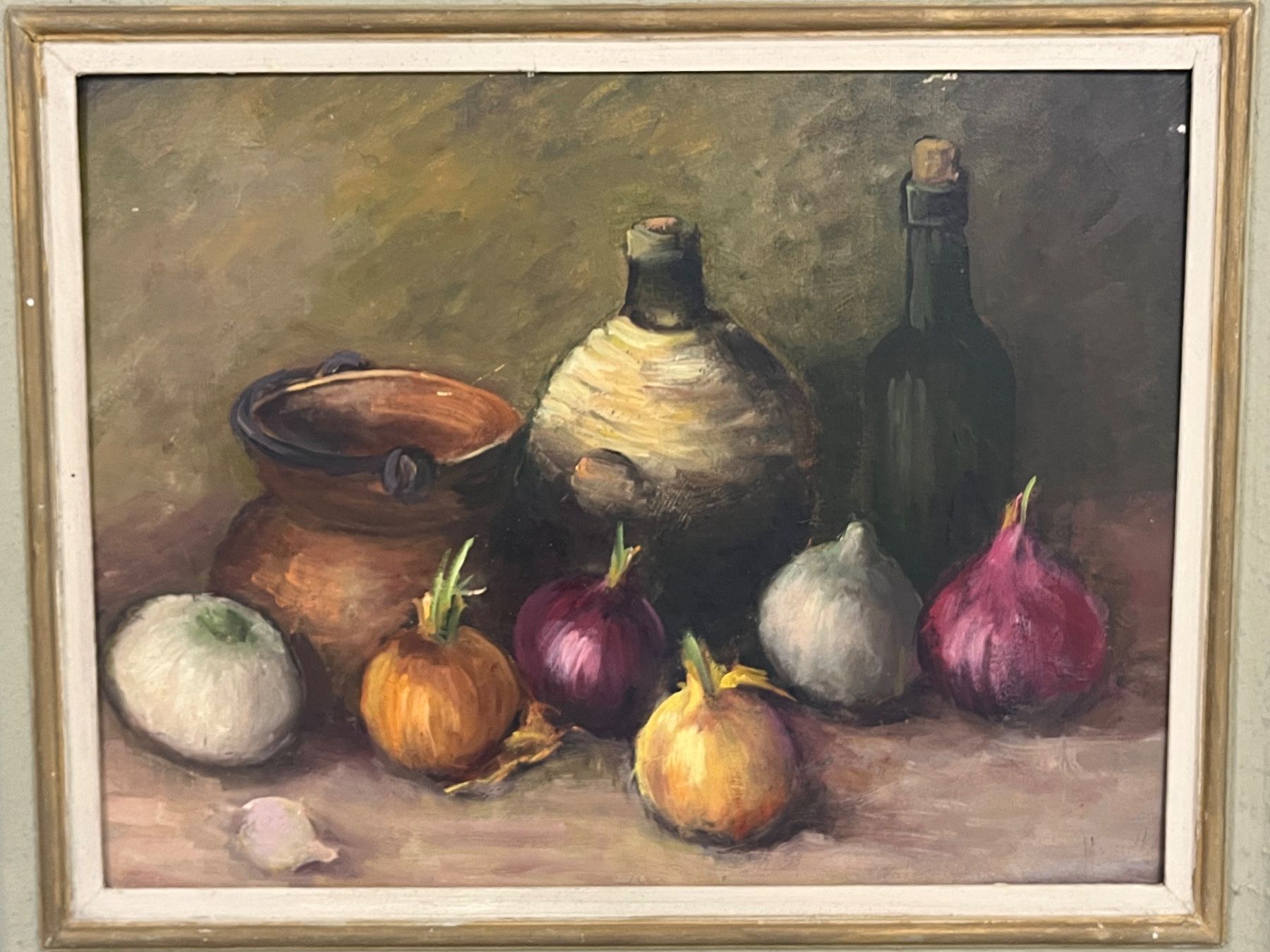 Dipinti: Vintage Stillleben Malerei - Rustikale Küchenkunst – Usato da Basel venduto da PAUL_ART 1