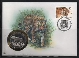 Tiger Münzbrief Russland
