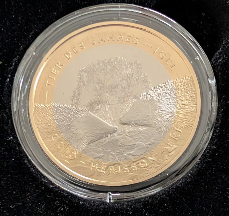 Alle Münzen: 10 Franken 2026 pp Tier des Jahres Igel Box – Neu und originalverpackt aus Arch von moneyswiss 1