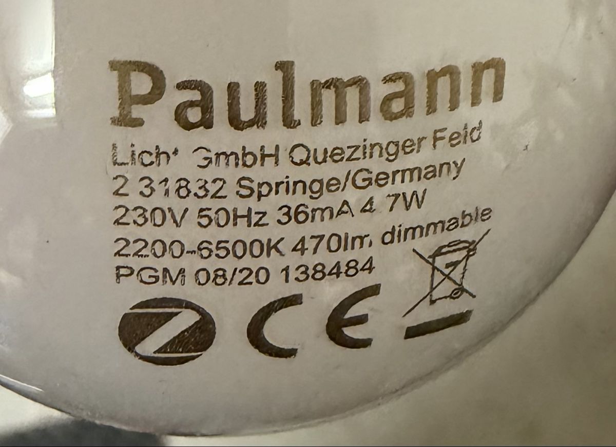 Paulmann Lampade: Paulmann LED Leuchten Zigbee dimmbar, neuwertig – Nuovo (secondo la descrizione) da Wolfhausen venduto da HelloSun03 5