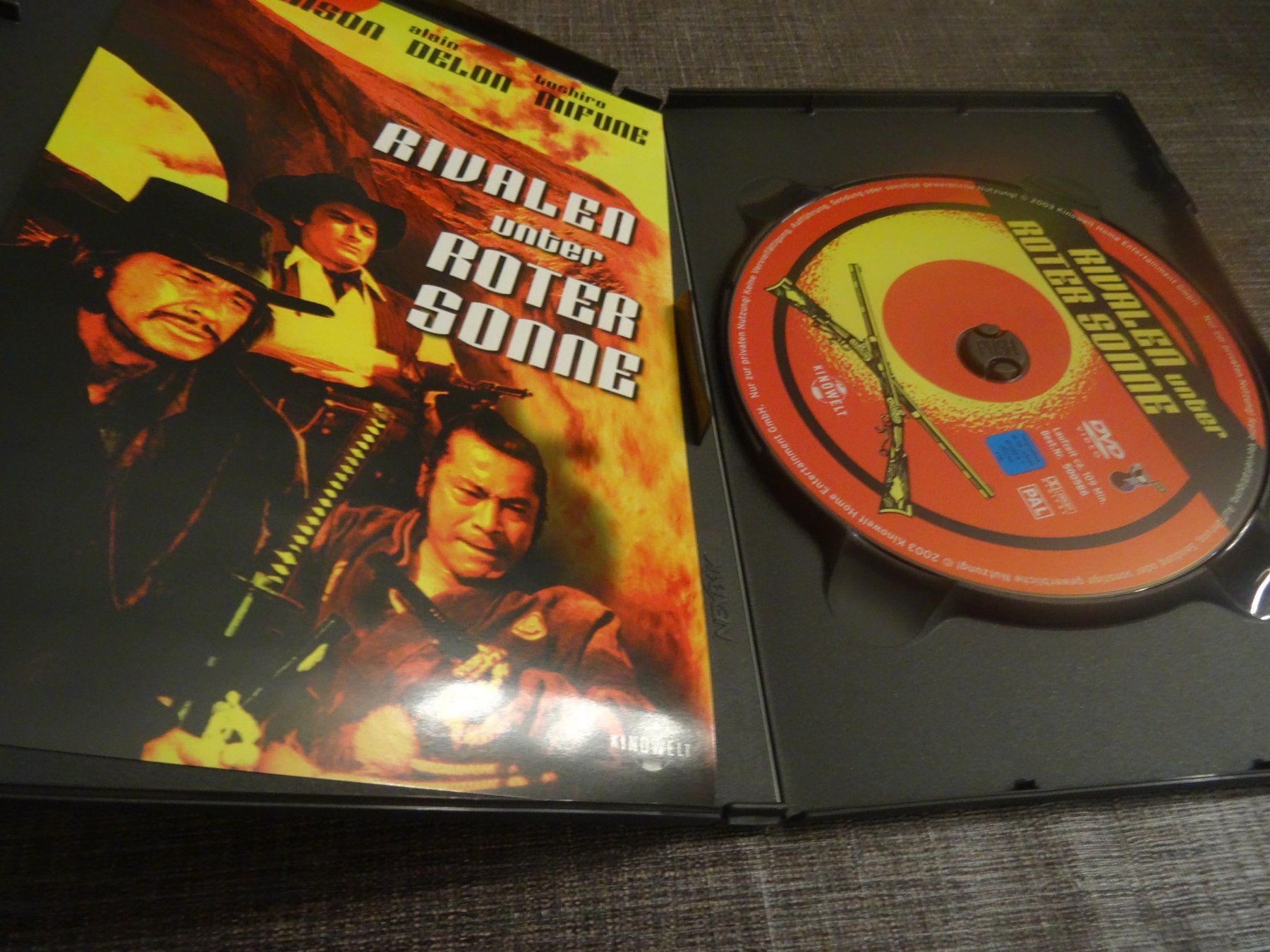 Alle DVDs: DVD Rivalen unter roter Sonne mit Charles Bronson – Gebraucht aus Olten von Disc-Verkauf 1