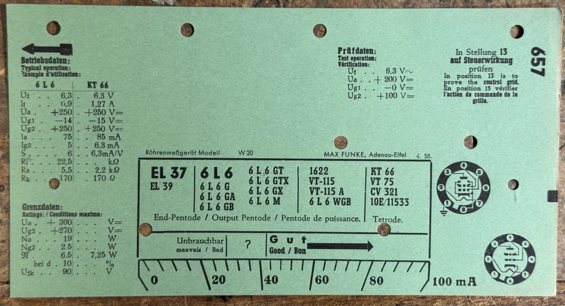 Elektronikbauteile: 3 Röhren 6L6 GC neu – Neu und originalverpackt aus Ins von funkflieger 6