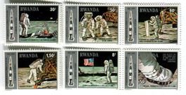 Briefmarken "Apollo 11". Ruanda.