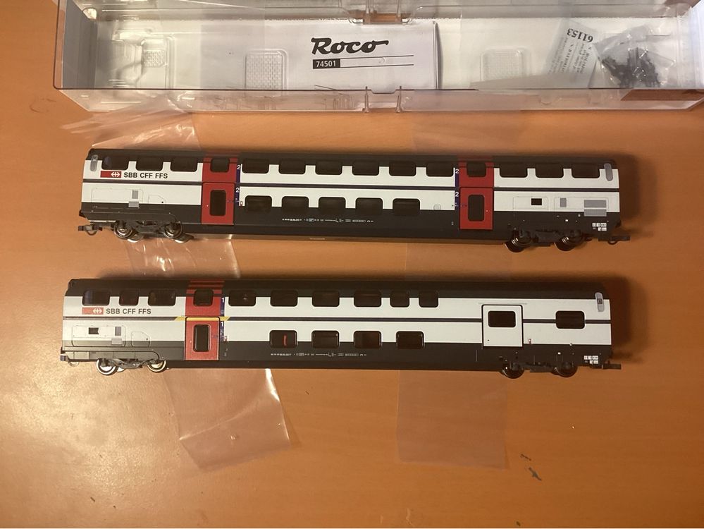 Roco IC2000 wagen Gepäckwagen und 2 Klaas wage (Gebraucht) in ...