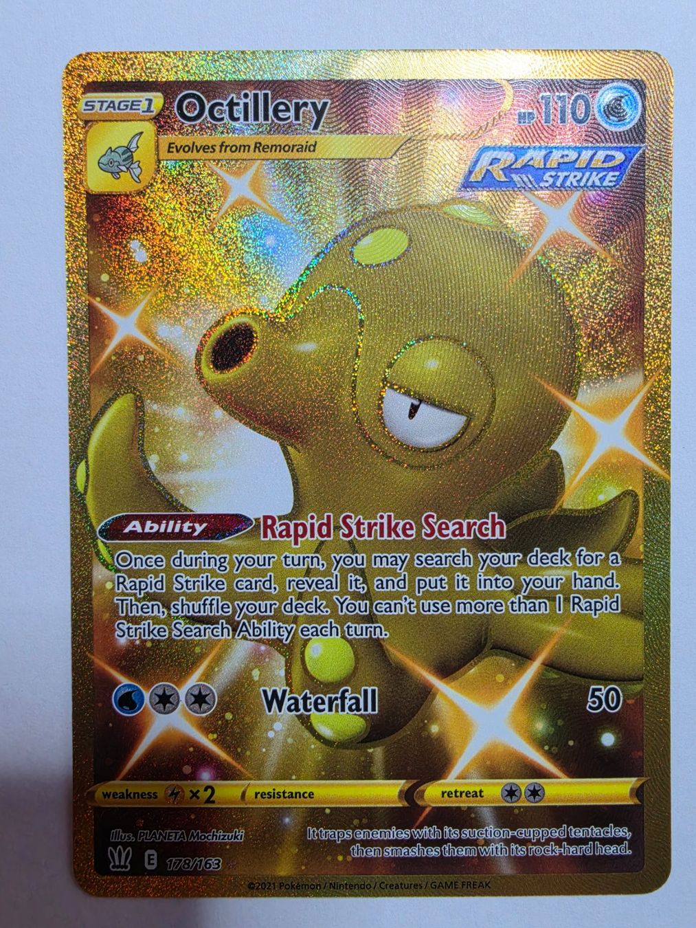 Pokemon Card – Octillery (Secret Gold) – Battle Styles 🔥 (Neuf (Voir ...