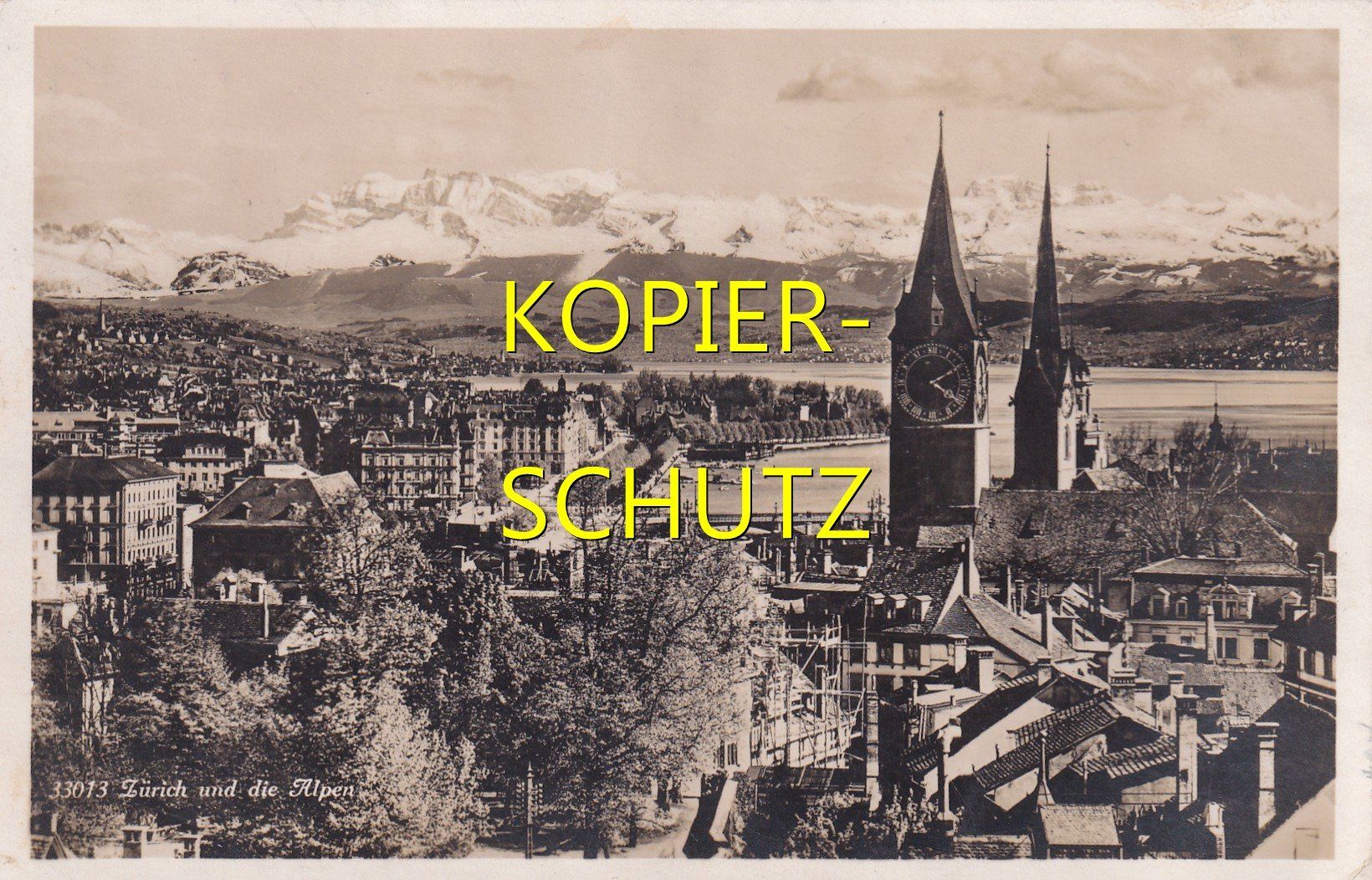 Cartoline postali: Zürich und die Alpen /ba – Usato da Hombrechtikon venduto da Rudolf07