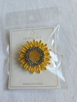 Brosche " Sonnenblume"