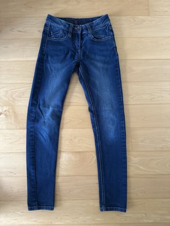 S. Oliver Jeans Mädchen dunkelblau skinny Stretch Grösse 146