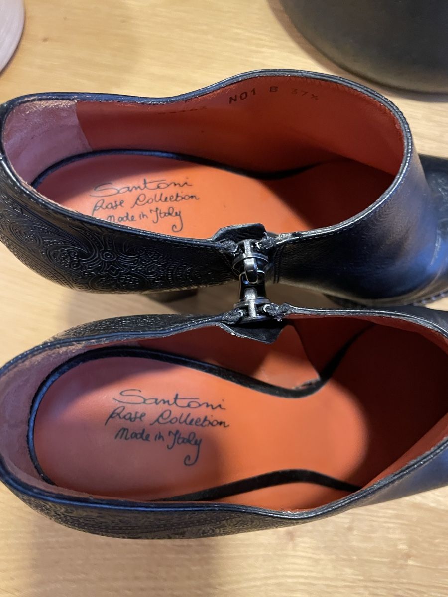 Scarpe da donna: Santoni Leder-Stiefeletten Gr. 37,5 schwarz – Nuovo e nell'imballaggio originale da Roggwil TG venduto da MiryamM 5