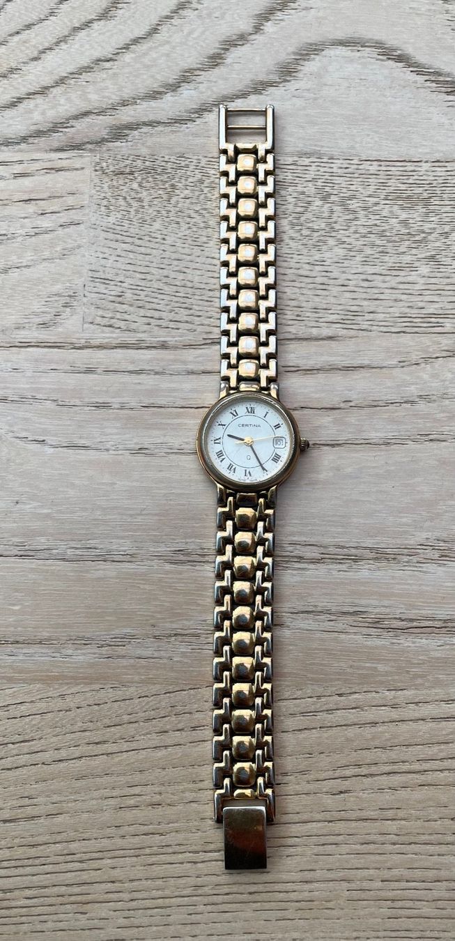 Certina Orologi: Damenuhr Certina mit Plaqué-Armband – Usato da Schnaus venduto da sueg01 1