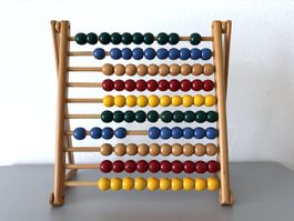 Stabiler Rechenrahmen aus Holz Spielzeug Zählrahmen