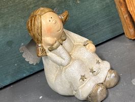 1 Engelsfigur, Weihnachten, 11.5 cm