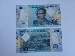 Angola 200 Kwanza 2020, P-160, Polymer, Unzirkuliert