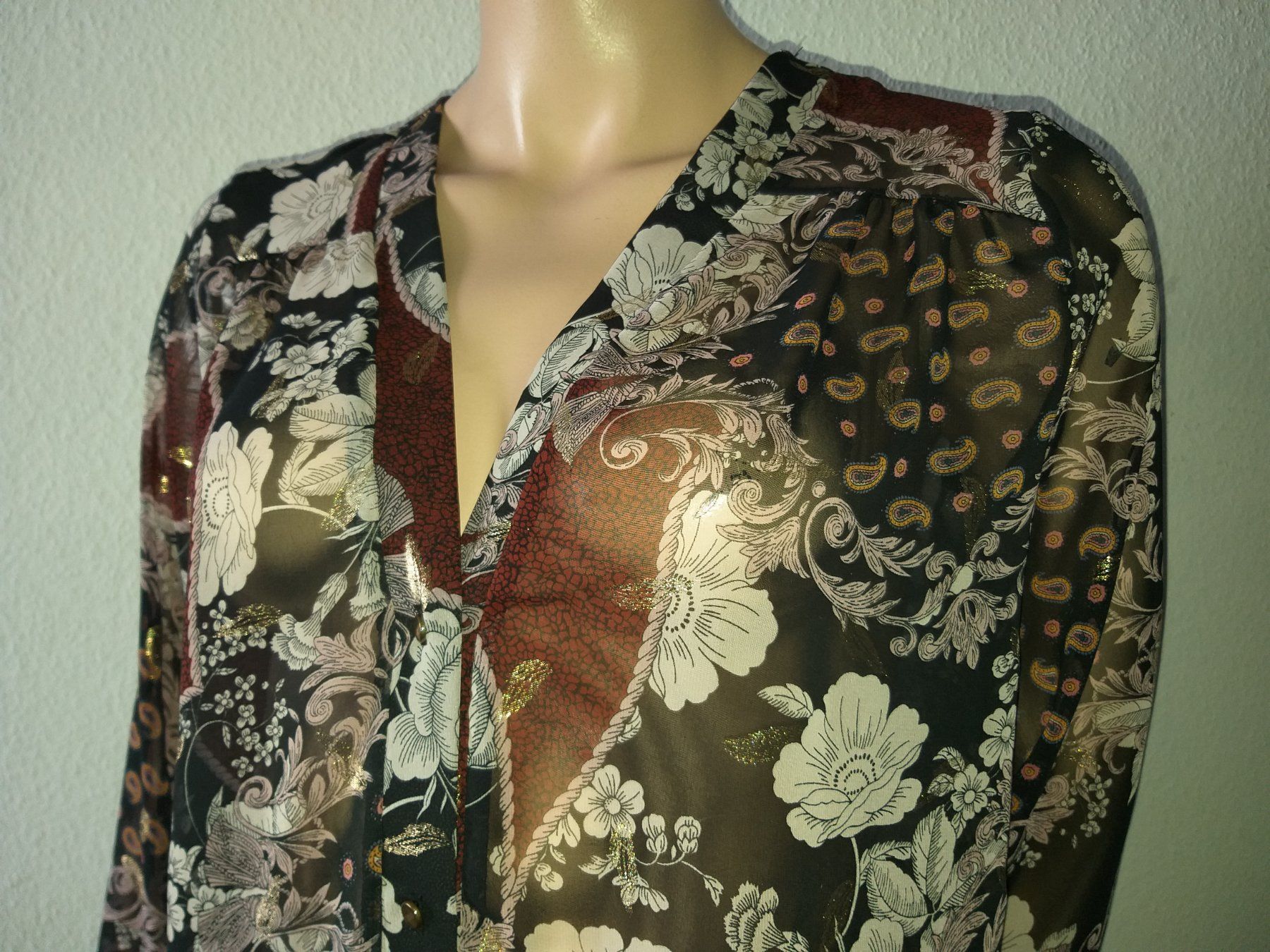 Morgan Camicette: MORGAN Blouse / Bluse (transparent) taille / Grosse 36 – Usato da Cossonay-ville venduto da Super-Price-Quality 5
