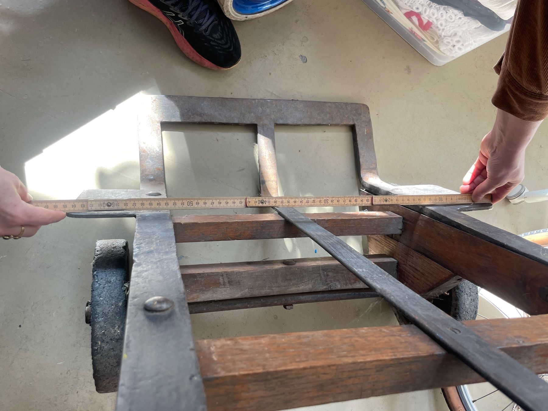 Schubkarren: Antico carrello industriale – Gebraucht aus Bedigliora von des_j29b 5